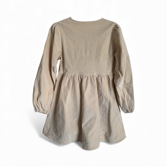 Bohme Tyler Peplum Mini Dress in Ivory Corduroy - Size Small - Picture 4 of 4